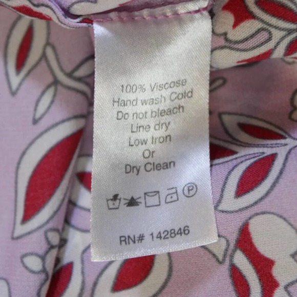 Rhode Helene Crepe De Chine Gathered Bird Print Peasant Blouse S - Picture 10 of 10